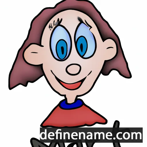 cartoon of the name Marit