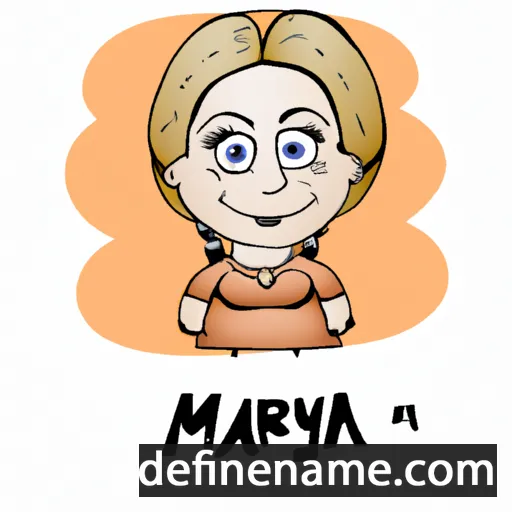 Mariya cartoon