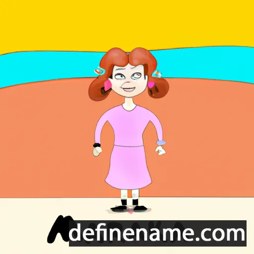 cartoon of the name Mariyka