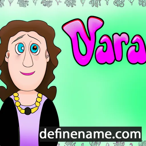 cartoon of the name Marjana