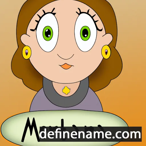 cartoon of the name Marjeta