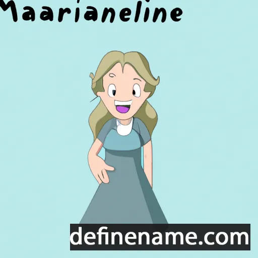 cartoon of the name Marjolaine