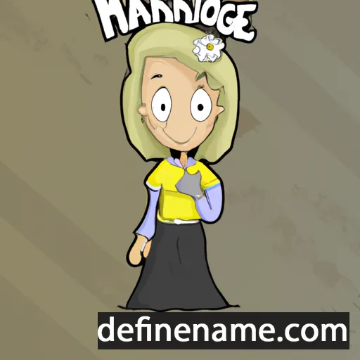 cartoon of the name Marjorie