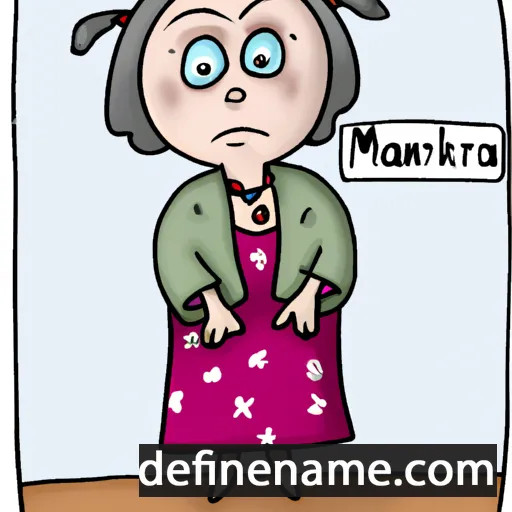 cartoon of the name Marjukka