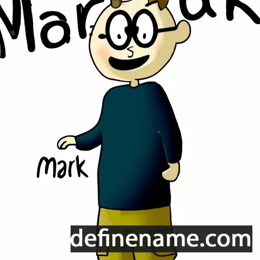 cartoon of the name Markku