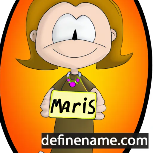 cartoon of the name Marlis