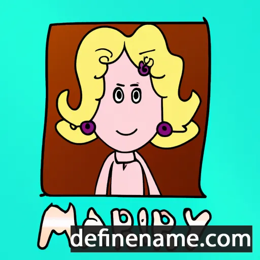 cartoon of the name Marlyn