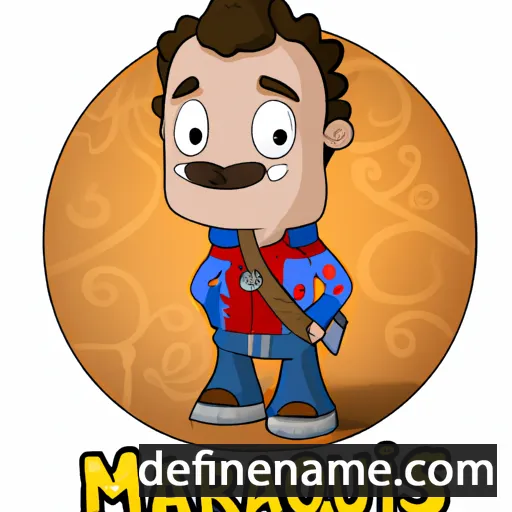 cartoon of the name Marques