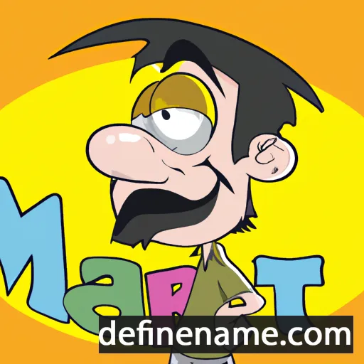 cartoon of the name Mart