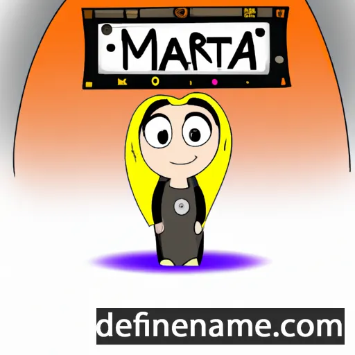 Marta cartoon