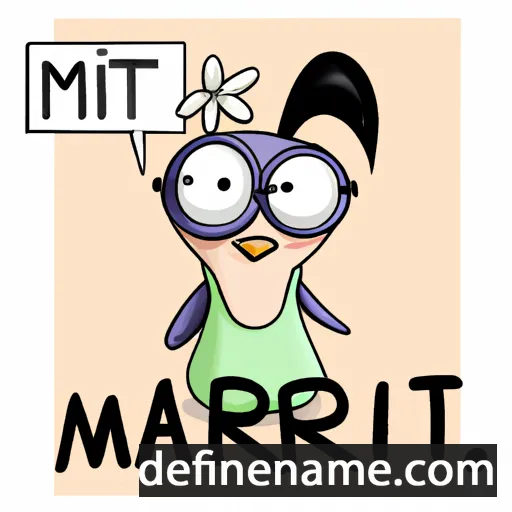 cartoon of the name Martí