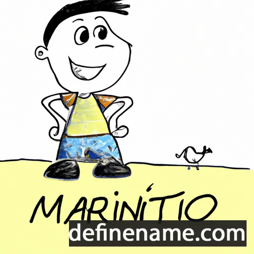 cartoon of the name Martinho