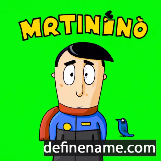 cartoon of the name Martino