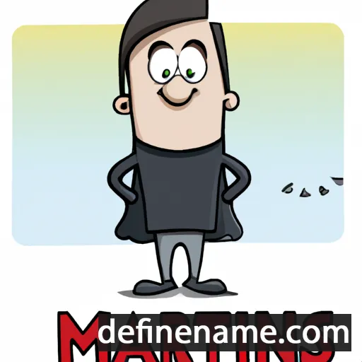 cartoon of the name Martins