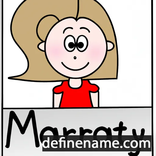 cartoon of the name Martyna