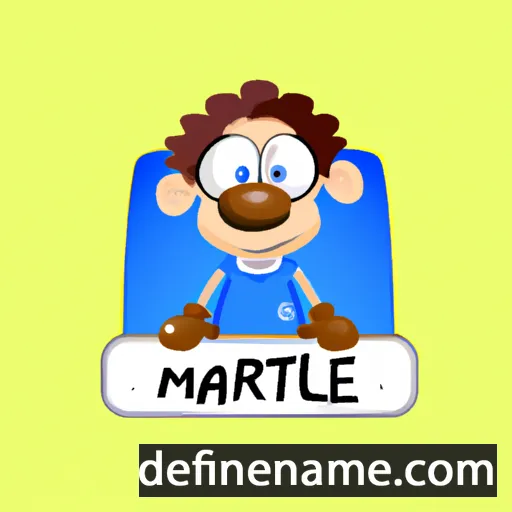 cartoon of the name Martzel