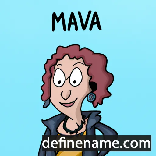 Marva cartoon