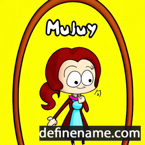 cartoon of the name Marylu