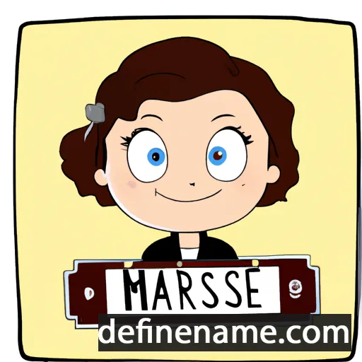 cartoon of the name Maryse