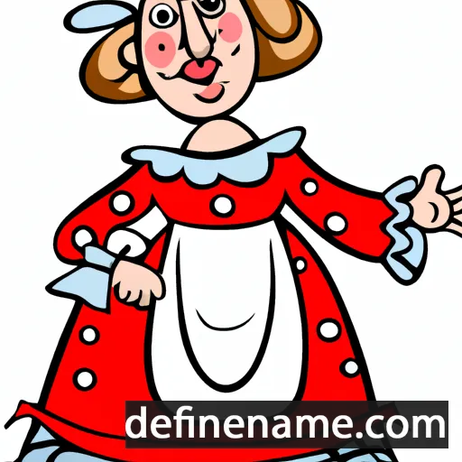 cartoon of the name Marzanna