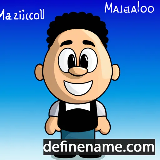 Massimiliano cartoon