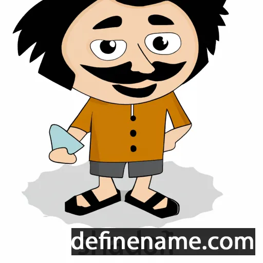 cartoon of the name Shakhid