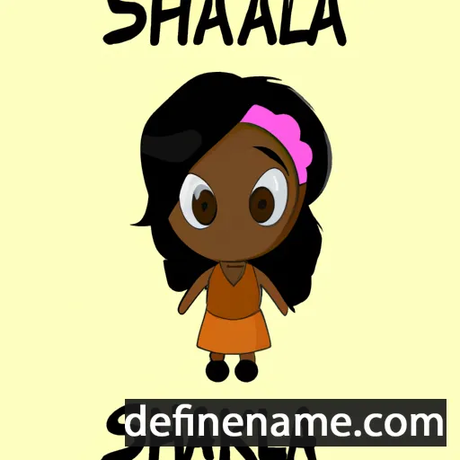 cartoon of the name Shakilla