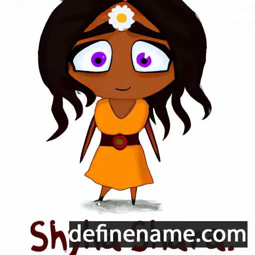 cartoon of the name Shakirya