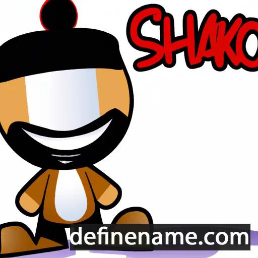 cartoon of the name Shako