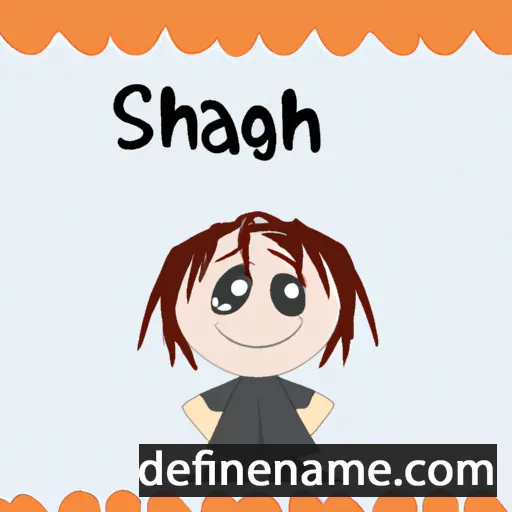 cartoon of the name Shalagh