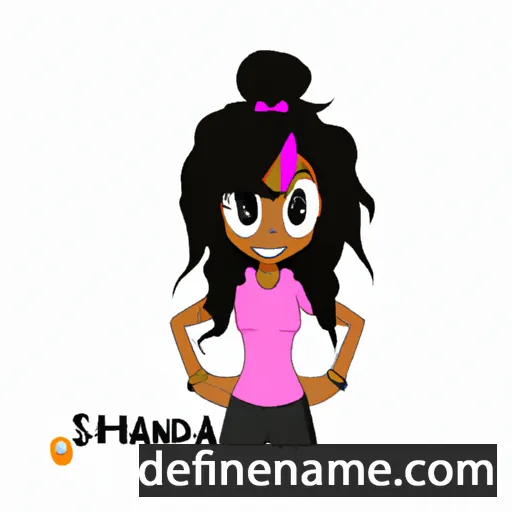 cartoon of the name Shalanda