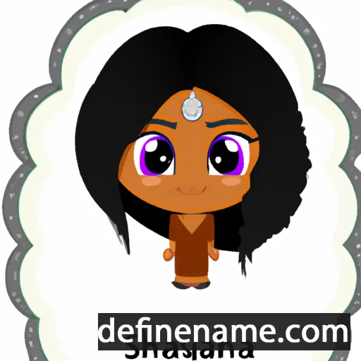 cartoon of the name Shalaya