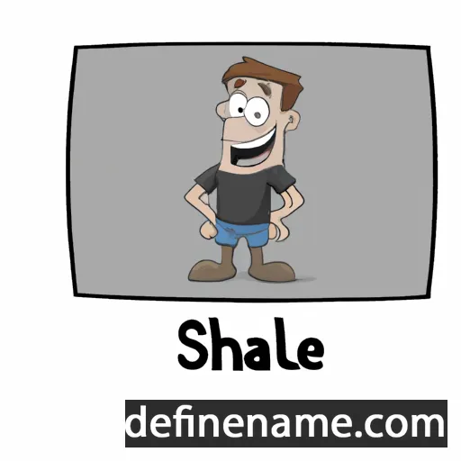 cartoon of the name Shale