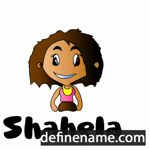 cartoon of the name Shaleah