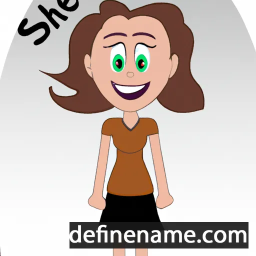 cartoon of the name Shaley