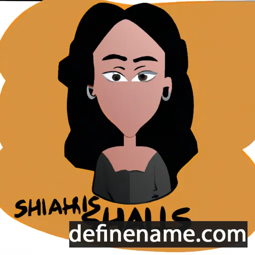 cartoon of the name Shalis