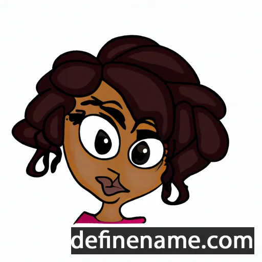 cartoon of the name Shalita