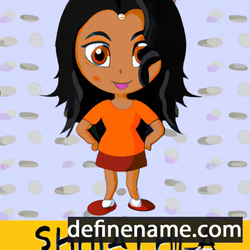 cartoon of the name Shalita