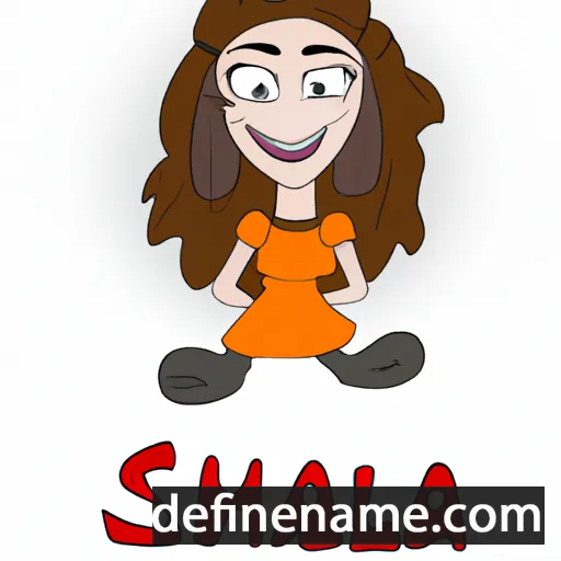 cartoon of the name Shalla