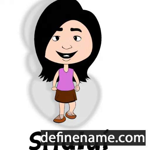 cartoon of the name Shalu