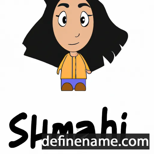 cartoon of the name Shamim