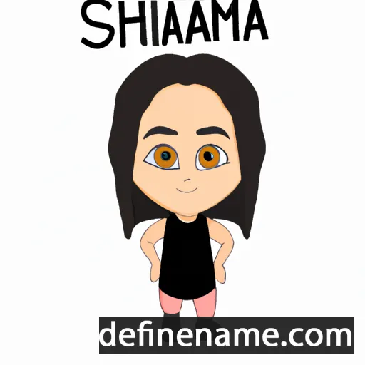 cartoon of the name Shamima