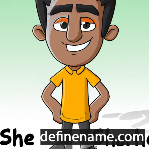 cartoon of the name Shamir