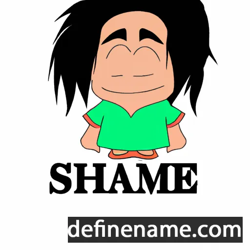 cartoon of the name Shammi