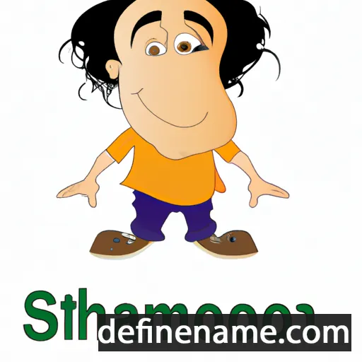 cartoon of the name Shamoun