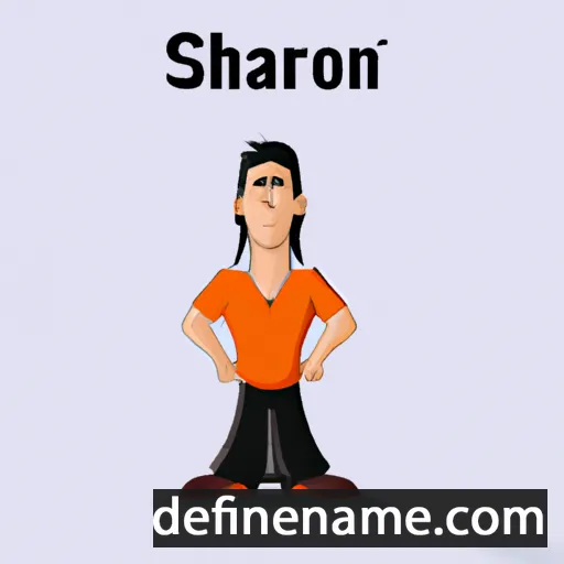 cartoon of the name Shanar