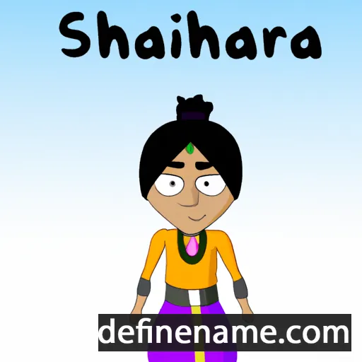 cartoon of the name Shandarika