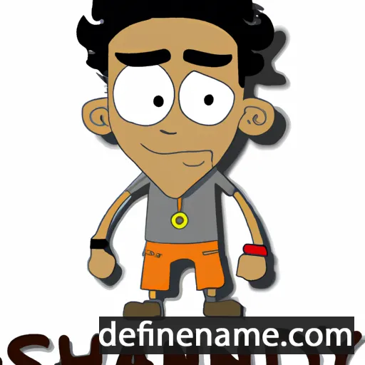 cartoon of the name Shandry