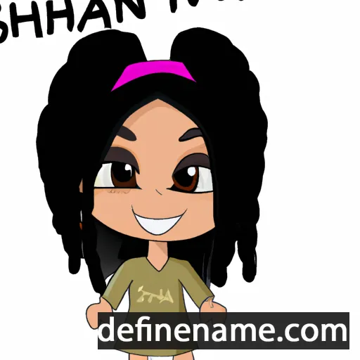 Shaniah cartoon