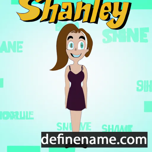 cartoon of the name Shanley